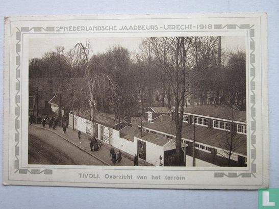 2e Nederlandsche Jaarbeurs Utrecht 1918 Tivoli overzicht van het terrein - Afbeelding 1