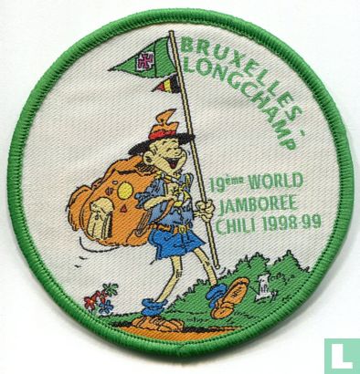 Belgian contingent - Bruxelles (groen) - 19th World Jamboree