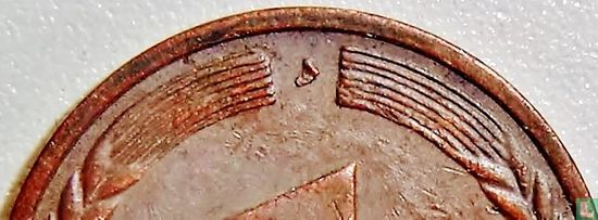 Duitsland 1 pfennig 1950 (misslag)  - Afbeelding 3