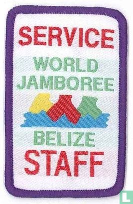 Belize contingent - 19th World Jamboree - Service Staff (purple border)