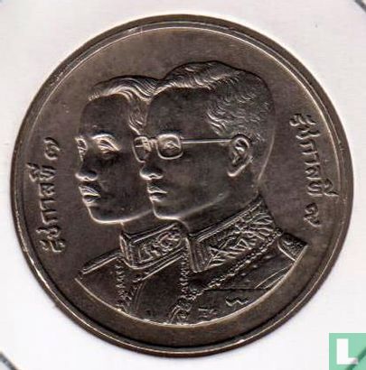 Thailand 10 baht 1993 (BE2536) "60th anniversary Ministry of Finance" - Afbeelding 2
