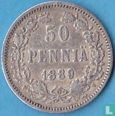 Finland 50 penniä 1889 - Afbeelding 1