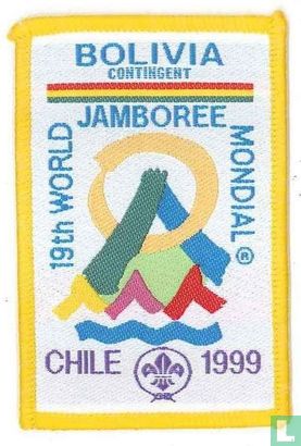 Bolivian contingent (fake) - 19th World Jamboree (yellow border)