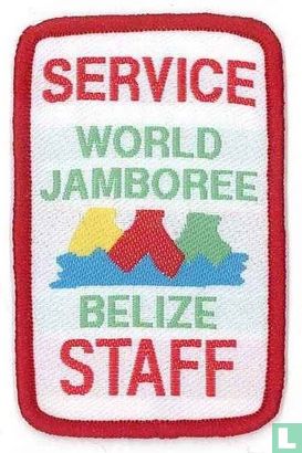 Belize contingent - 19th World Jamboree - Service Staff (red border) - Afbeelding 1