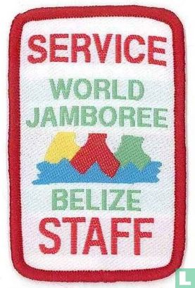 Belize contingent - 19th World Jamboree - Service Staff (red border) - Afbeelding 2