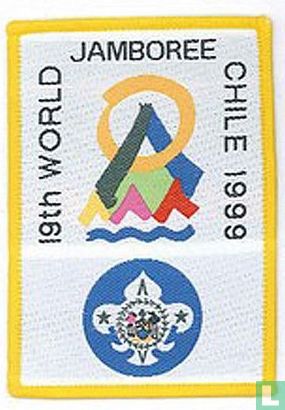 Belize contingent - 19th World Jamboree (yellow border)