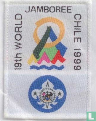 Belize contingent - 19th World Jamboree (white border)