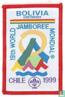 Bolivian contingent (fake) - 19th World Jamboree (red border)