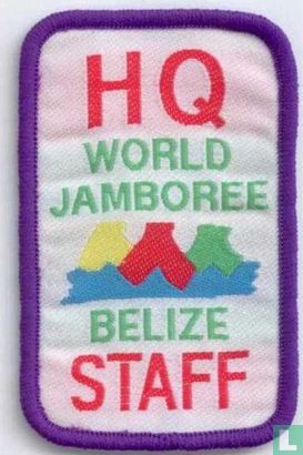 Belize contingent - 19th World Jamboree - HQ Staff (purple border) - Bild 2