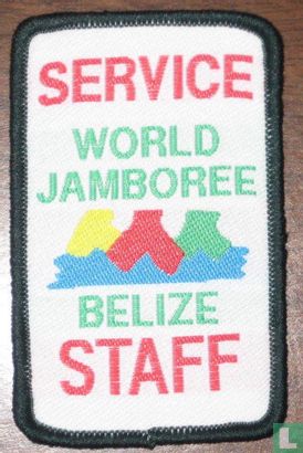 Belize contingent - 19th World Jamboree - Service Staff (black border) - Afbeelding 1