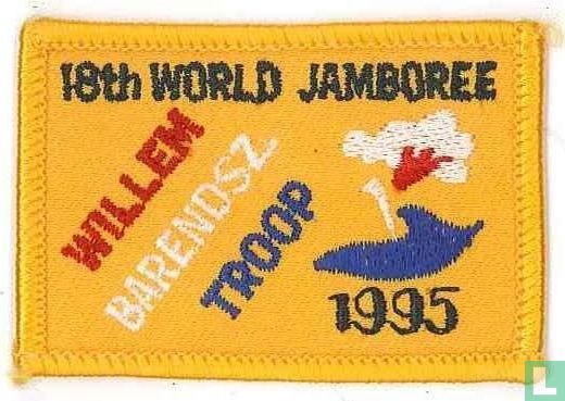 Dutch contingent - Willem Barentz troep - 18th World Jamboree (yellow border)