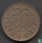 Austria 1 heller 1896 - Image 2