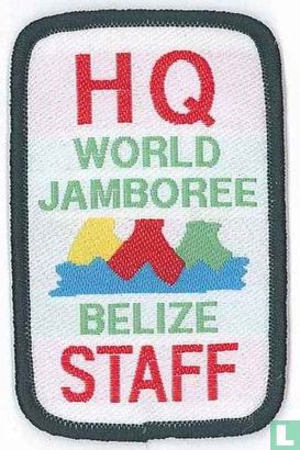 Belize contingent - 19th World Jamboree - HQ Staff (black border)