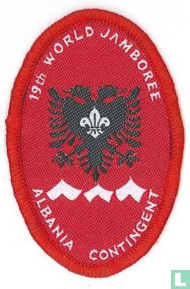 Albania contingent (fake) - 19th World Jamboree (red border)