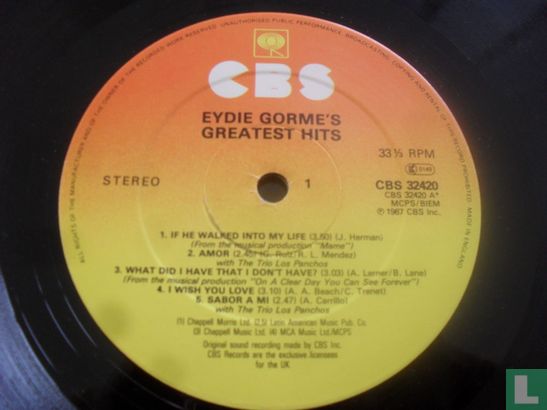 Eydie Gorme's Greatest Hits - Image 3