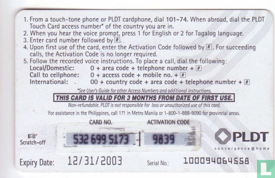 PLDT Touch card - Image 2