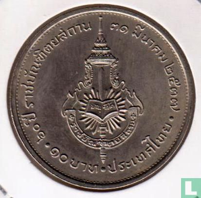 Thailand 10 baht 1994 (BE2537) "60th anniversary of the Royal Institute" - Afbeelding 1