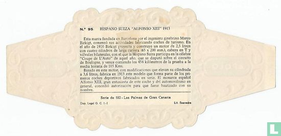 Hispano Suiza "Alfonso XIII" 1913 - Image 2