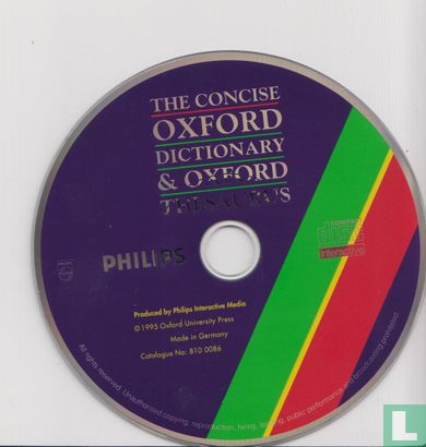The concise Oxford dictionary & Oxford thesaurus - Image 3