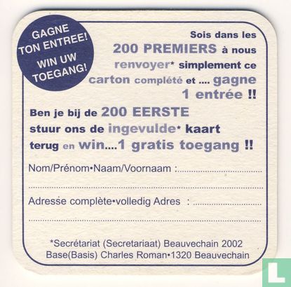 Chaudfontaine presents Beauvechain... / Gagne ton entrée! Win uw toegang! - Afbeelding 2