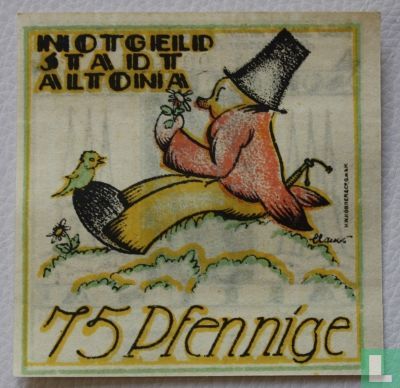Altona a / d Elbe, Stadt - 75 Pfennig - Image 2