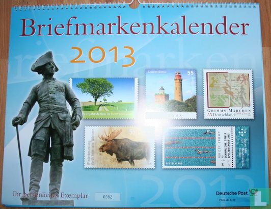 Briefmarkenkalender 2013 - Afbeelding 1