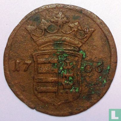Hungary 10 poltura 1706 (without mintmark) - Image 1