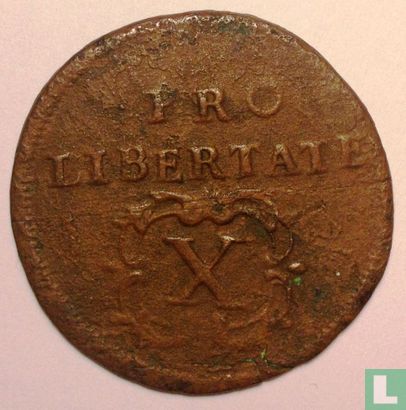 Hungary 10 poltura 1706 (without mintmark) - Image 2