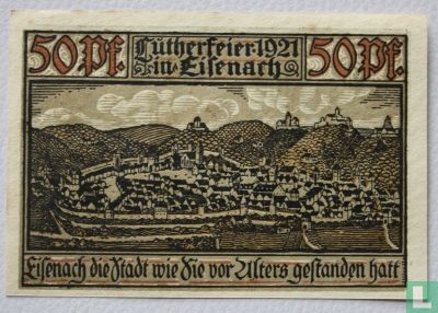 Eisenach, Stadt - 50 Pfennig (1) 1921 - Afbeelding 2