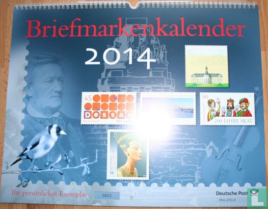 Briefmarkenkalender 2014 - Bild 1