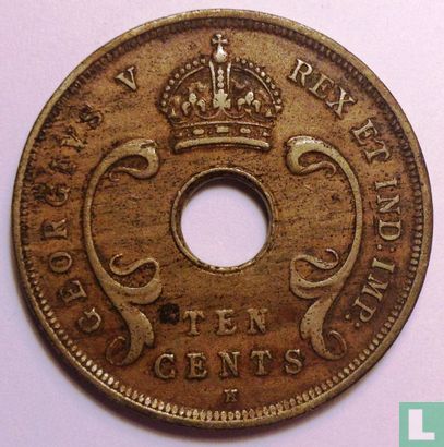 East Africa 10 cents 1911 - Image 2