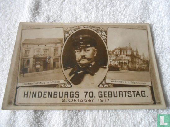 Hindenburg 70. Geburtstag - Bild 1