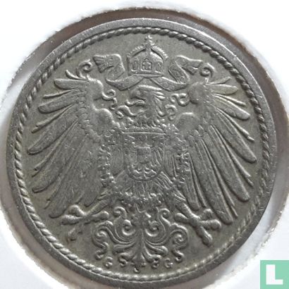 Empire allemand 5 pfennig 1905 (G) - Image 2