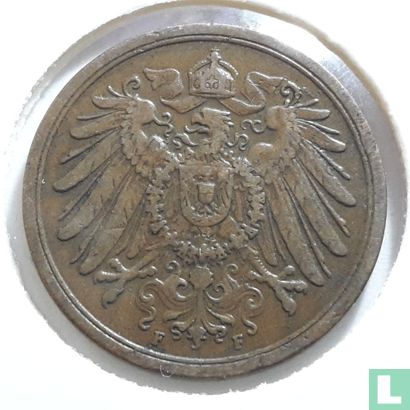 Duitse Rijk 2 pfennig 1910 (F) - Afbeelding 2