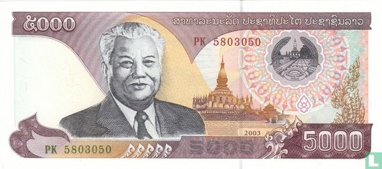 Laos 5.000 Kip - Afbeelding 1