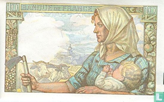 Frankrijk 10 Francs (P99d) - Afbeelding 2