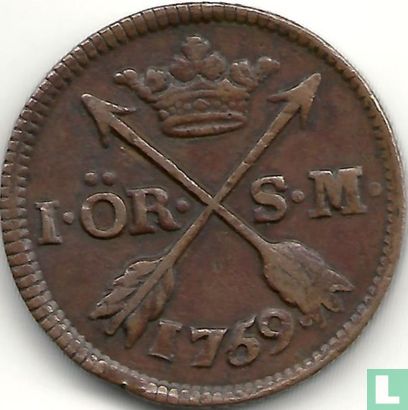 Suède 1 öre S.M. 1759 - Image 1