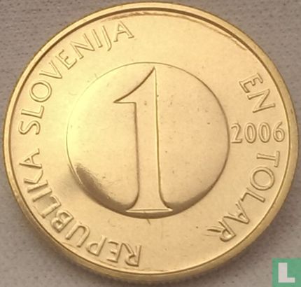 Slovenia 1 tolar 2006 - Image 1
