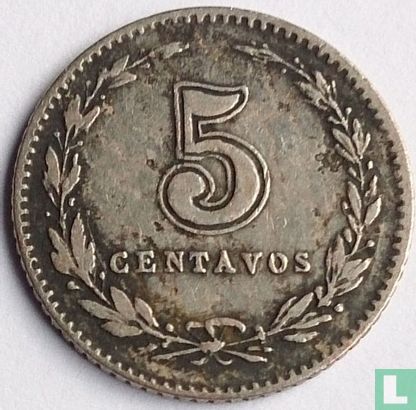 Argentinië 5 centavos 1896 - Afbeelding 2