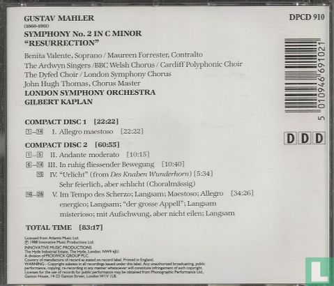 Mahler Symphony No.2 "Resurrection" - Afbeelding 2