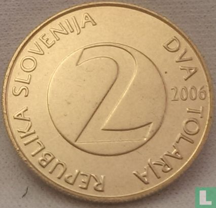 Slovénie 2 tolarja 2006 - Image 1