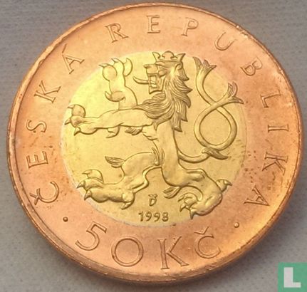 Tsjechië 50 korun 1998 - Afbeelding 1