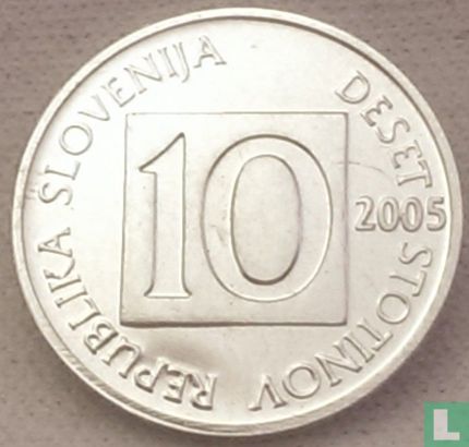 Slovenië 10 stotinov 2005 - Afbeelding 1