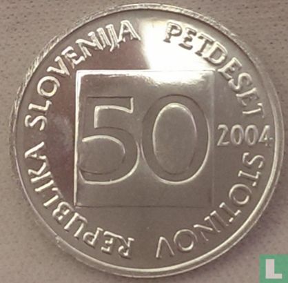 Slovenia 50 stotinov 2004 - Image 1