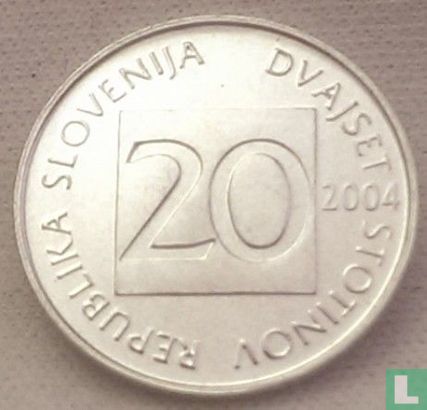 Slovenia 20 stotinov 2004 - Image 1