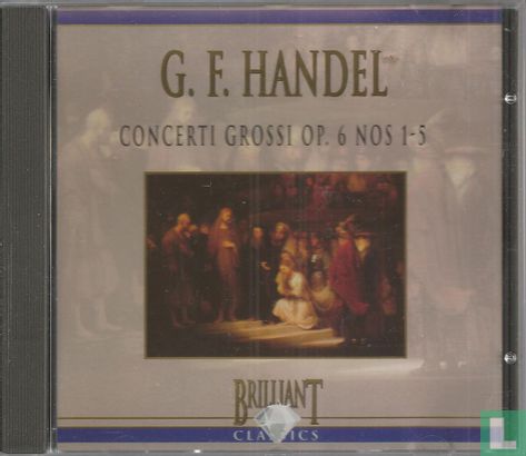 Händel, G.F.  Concerti grossi op. 6 NOS 1-5 - Image 1