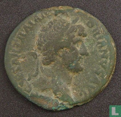 Romeinse Rijk, AE As, 117-138 AD, Hadrianus, Rome, 121-122 AD - Afbeelding 1