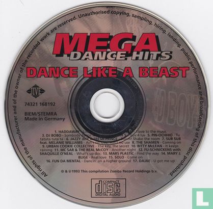 Mega Dance Hits - Dance Like a Beast - Afbeelding 3