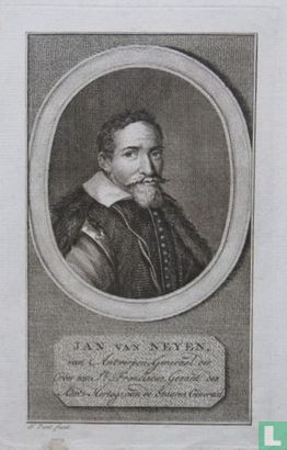 JAN VAN NEYEN, van Antwepren, Generaal der Order van St. Franciscus, Gesant des Aards-Hertogs,aan de Staaten Generaal.