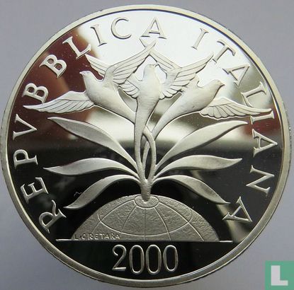 Italie 10000 lire 2000 (BE) "The peace" - Image 1